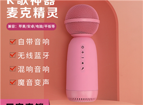 小巨蛋麦克风话筒音响一体手机全民k歌神器无线蓝牙儿童电容麦